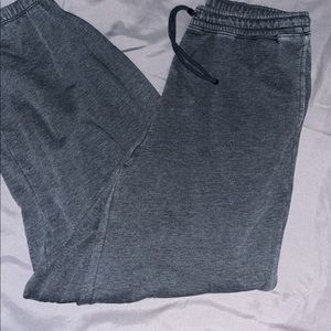 Grey sweatpants